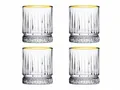 Produktbild: Pasabahce ELYSIA 520004 Golden Touch  Wassergläser Whiskygläser 355 ml 4 er Set