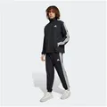 Produktbild: adidas Sportswear Trainingsanzug M 3S WV TT TS (2-tlg), zweiteiliges Set, aus Polyester, mit durchgehendem Reißverschluss schwarz L (52/54)