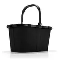 Produktbild: reisenthel carrybag in Schwarz – Stabiler Einkaufskorb mit viel Stauraum und praktischer Innentasche – Elegantes und wasserabweisendes Design