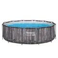 Produktbild: Steel Pro MAX™ Solo Pool ohne Zubehör Ø 366 x 100 cm, Holz-Optik (Mooreiche), ru