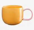 Produktbild: ASA SELECTION Tasse Henkelbecher joy passion fruit - gelb pink - Porzellan 0,4 L, 1-tlg.
