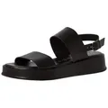 Produktbild: Tamaris TOUCH-IT aus Leder kein Absatz 1-28238-42 Plateausandaletten TOUCH-IT schwarz 36 EU