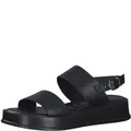 Produktbild: Tamaris Damen Sandalette mit Keilabsatz, schwarz, 36 EU