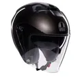 Produktbild: AGV Jet Helm Irides Mono Asphalt Grau Mit Doppelvisier Größe L