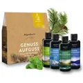 Produktbild: Saunaaufguss Genuss Saunaduft Set Lemongrass, Orange, Bergamotte, Eukalyptus, Zirbe, Kiefer,Salbei,Minze