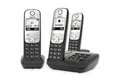 Produktbild: Gigaset GIGASET DECT-Telefon A690A Trio, schwarz Schnurloses DECT-Telefon
