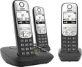 Produktbild: Gigaset A690A Trio DECT/GAP Schnurloses Telefon analog Anrufbeantworter Schwarz