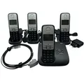 Produktbild: Gigaset A400A Quadro DECT/GAP Schnurloses Telefon Anrufbeantworter Schwarz