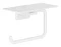 Produktbild: Hansgrohe AddStoris Toilettenpapierhalter mit Ablage - Mattweiß - 41772700