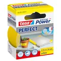 Produktbild: tesa extra Power Perfect Gewebeband - Gewebeverstärktes Ductape zum Basteln, Reparieren, Befestigen, Verstärken und Beschriften - Gelb - 2,75 m x 38 mm