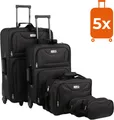Produktbild: Kofferset TRAVEL, 5-teilig, schwarz