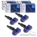 Produktbild: 4x BOSCH RADSENSOR RDKS SCHWARZ METALL FÜR ALFA ROMEO ALPINA ASTON MARTIN AUDI