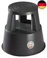 Produktbild: Wedo 212212 Rollhocker Step aus Kunststoff, Höhe 43 cm, Tragkraft 150 kg, grau