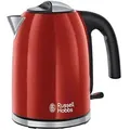 Produktbild: Russell Hobbs - 20412-70 Elektrischer Wasserkocher Schwarz, Rot, Edelstahl