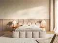 Produktbild: Selsey Polsterbett CLOUDY LOW, Bouclé, Chenille oder Velours, mit/ohne Bettkasten, 140–200 cm