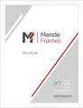 Produktbild: MendeFrames Spiegel Serie H960 weiß 40x50 cm mittelbreite Leiste 2 cm