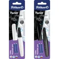 Produktbild: Pelikan Twist structure Füller Re.- Linkshänder M (Schwarz, Weiss, 1x) (824637)