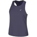 Produktbild: ASICS Core Laufshirt Damen-Blaugrau, Größe M (auch verfügbar in XS, L, XL)