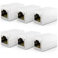 Produktbild: 6x CAT6 Patchkabel Verbinder Kupplung Koppler Netzwerk LAN RJ45 Kabel Adapter