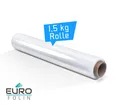 Produktbild: 1 x Stretchfolie Palettenfolie Wickelfolie 500mm 23my 1,5 kg transparent