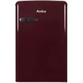 Produktbild: Amica Kühlschrank, Weinrot, Glas, 1 Schubladen, E, 55x86x61.5 cm, Gefrierfach, LED-Innenbeleuchtung, Küchen, Küchenelektrogeräte, Kühl- & Gefrierschränke, Kühlschränke, Standkühlschränke