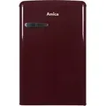 Produktbild: Amica KS 15611 R, Kühlschrank mit Gefrierfach im Retro Design, 85 cm Höhe, wine red, - Rot