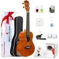 Produktbild: Ukulele Konzert 23 Zoll, Mahagoni Top, inkl. Set, Gigbag, Plektren, Stimmgerä...