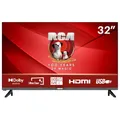 Produktbild: RCA E32 Fernseher 32 Zoll TV 81 cm HD Fernseher Rahmenlos Triple Tuner (DVB-T/T2-C-S/S2) CI/CI+ HDMI USB Dolby Audio Hotelmodus [Energieklasse F]