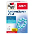 Produktbild: Doppelherz Aminosäuren Vital - 12 Eiweiß-Bausteine, darunter alle 9 essentiellen Aminosäuren, für Sportler und körperlich Aktive - 100 Kapseln