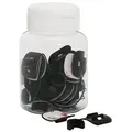 Produktbild: XLC Bremsleitungshalter BR-X08 Flasche, schwarz (30er Pack)