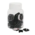 Produktbild: XLC Bremsleitungshalter BR-X08 Flasche, schwarz (30er Pack)