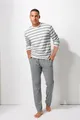 Produktbild: H.I.S Pyjama (2 tlg., 1 Stück) Schlafanzug mit garngefärbten Streifen