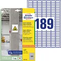 Produktbild: AVERY Zweckform Power-Etiketten L7871-20 weiß 25,4 x 10,0 mm, 20 Blatt
