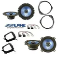 Produktbild: Alpine SXE-17C2 SXE-13C2 Set 4 Lautsprecher Opel Corsa 93 06 Adatt / X VA / Heck