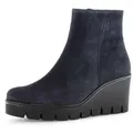 Produktbild: Gabor Plateau Stiefelette Rauleder Plateaustiefelette blau 38,5 EU (5,5 UK)