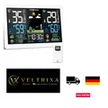 Produktbild: Wetterstation Funk Weiß mit Außensensor, Farbdisplay, Temperatur