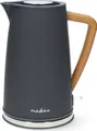Produktbild: Nedis KAWK510EGY Wasserkocher 1,7 l Soft-Touch 360° drehbar Kalkfilter Grau