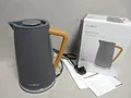 Produktbild: Nedis  Elektrische Wasserkocher  Soft-Touch Grau 1,7 L 2200 Watt Retro Design