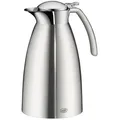 Produktbild: Alfi Isolierkanne Gusto TT, Edelstahl, Metall, 1 L, doppelwandig, schlag- und bruchfest, Ausgießer, lebensmittelecht, Vakuum, hält warm, kalt, schadstofffrei, Kaffee & Tee, Kannen, Thermoskannen