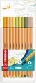 Produktbild: Fineliner - STABILO point 88 - 10er Pack - mit 10 verschiedenen Farben