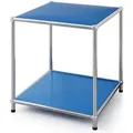 Produktbild: FLOORDIREKT Metallregal Concept Epure MK-012 - Offenes Aufbewahrungs- & Ablageregal - Vielseitig einsetzbar - Blau