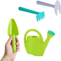 Produktbild: Gardenico Gartengeräte Für Kinder Aus Kunststoff  Gartenset Mit Gießkanne, Harke, Hacke & Schaufel