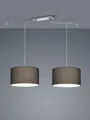 Produktbild: Helestra 2er-Pendelleuchte CERTO 45cm Chintz Anthrazit 26/1847.04/9289 4022671105767