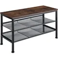 Produktbild: TecTake GmbH Schuhregal Derry 75,5x30,5x45,5cm - Industrial Holz dunkel, rustikal 404291