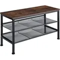 Produktbild: tectake Schuhregal, Rost, Holz, Rechteckig, 30.5x45.5x75.5 cm, Garderobe, Schuhaufbewahrung, Schuhregale