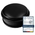 Produktbild: 1 x Türstopper Boden schwarz 1,2 kg schwer VonBueren | ca. 10,5 x 5 cm | Tür Stopper aus Edelstahl/Metall