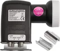 Produktbild: [Test SEHR GUT *] GSS Quattro LNB für Multischalter, Multiswitch geeignet - mit LTE Filter - Sat, Satelliten, Full HD, UHD 4K, 0.1dB, HDTV, Wetterschutzkappe, kälte- & hitzebeständig + Aufdrehhilfe
