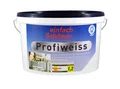 Produktbild: einfach Schöner 2,5 L Profiweiss Wandfarbe Weiss stumpfmatt hochdeckend Klasse 1