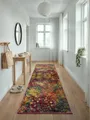 Produktbild: benuta Teppich Casa, rechteckig, Höhe: 11 mm, Teppich Wohnzimmer, Esszimmer, Schlafzimmer, Flur, Farbenfroh, Retro