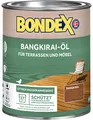 Produktbild: Bondex Bangkirai Öl 0,75 L für 17 m² | Extrem wasserabweisend | Schützt vor Rissbildung und Austrocknung | Atmungsaktiv | matt | Holzöl | Holzschutz